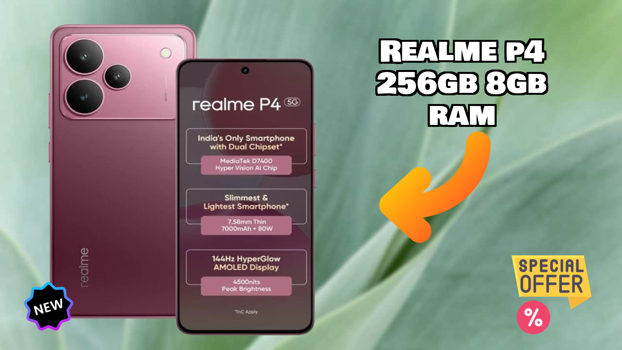 Realme P4 256GB 8GB RAM Processor Test: MediaTek Dimensity 7400 Ultra Performance Score