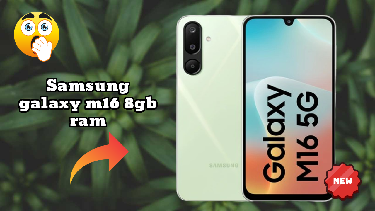 Samsung Galaxy M16 8GB RAM Display Technology: Super AMOLED Review
